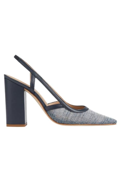 OC ETTA SLINGBACK BLOCK NAVY by LK Bennett