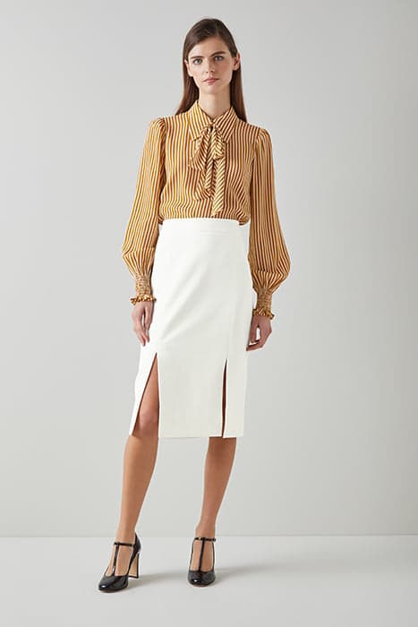 SK SKY PENCIL SKIRT IVORY by LK Bennett