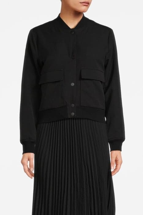 BOMBER UTILITY POCKET JACKET BLACK by French Connection