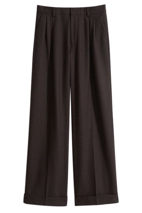 KINLEY CHECK TROUSER BROWN HOUN by Filippa K