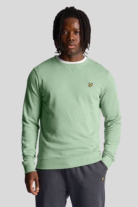 CREW NECK SWEATSHIRT GLENCOE GREEN by Lyle & Scott