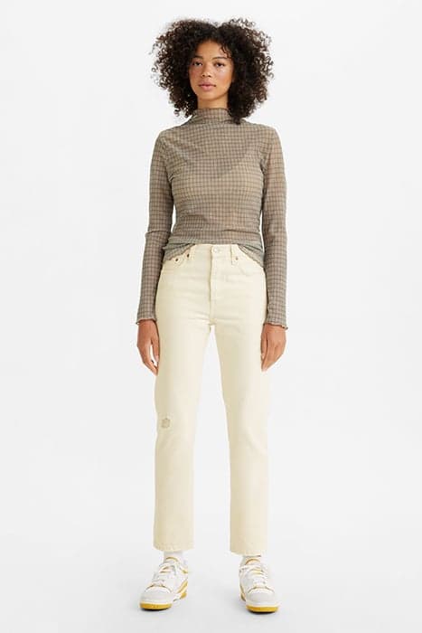 501 CROP ECRU BOOPER by Levi's