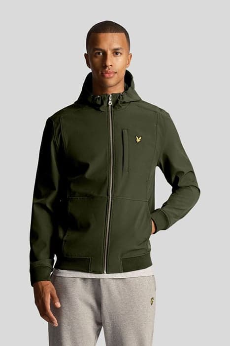 SOFTSHELL JACKET OLIVE by Lyle & Scott