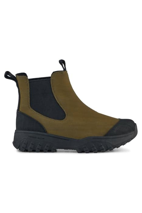 MAGDA RUBBER TRACK BOOT DARK OLIVE/BLACK by Woden