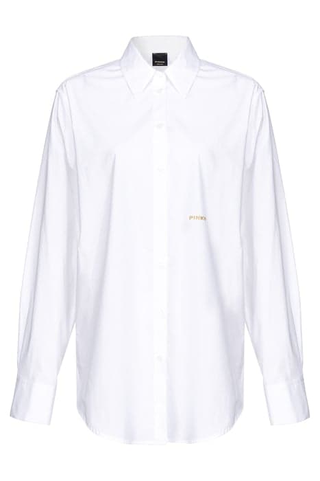 CRONISTA CAMICIA POPELINE COTONE RADIANT WHITE by PINKO