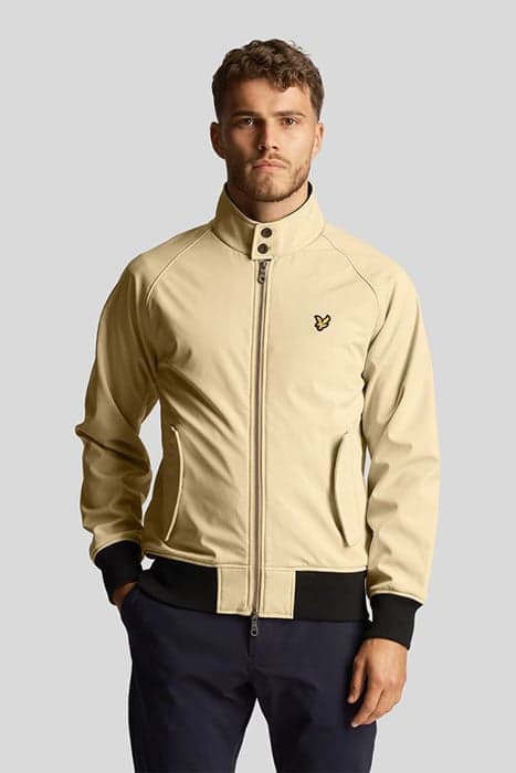 SOFTSHELL HARRINGTON JACKET CAIRNGORMS KHAKI by Lyle & Scott