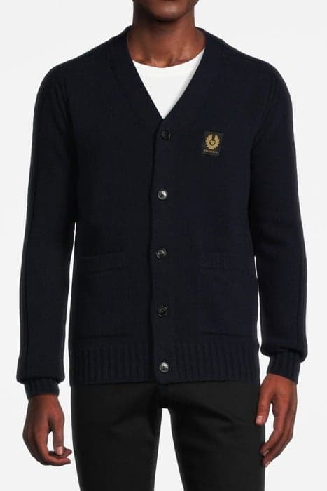 WATCH CARDIGAN DARK INK by Belstaff