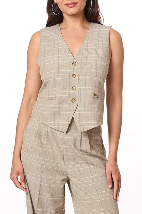 PLAID VEST MULTI PLAID by Scotch & Soda