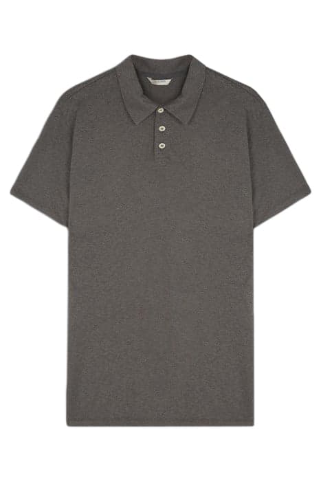 LINEN POLO DARK GREEN by Scalpers