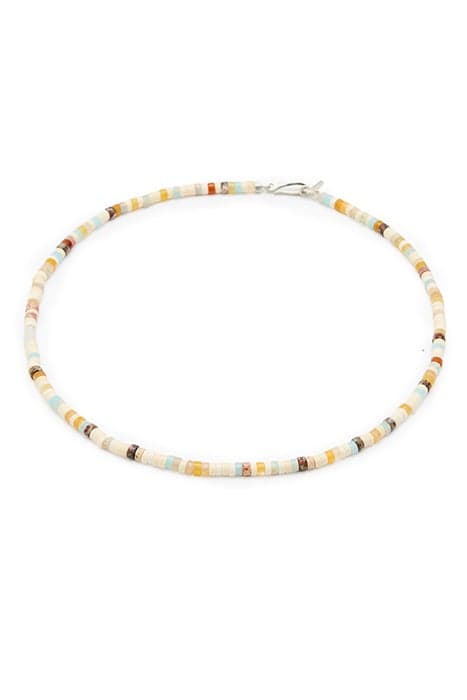 REMI BEADED NECKLACE NEUTRAL/WRM SILVER by AllSaints