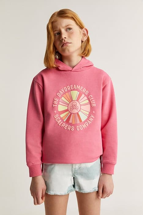 SOLE HOODIE SWEATER GIRLS PINK by Scalpers