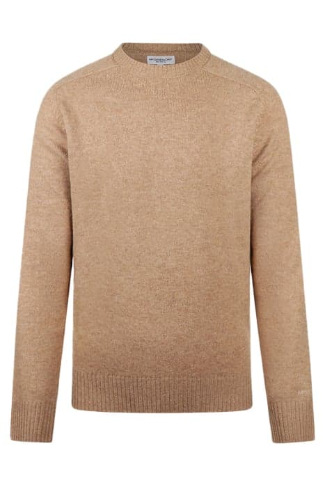 LAMBSWOOL CREW NECK SWEATER SAND by McGregor