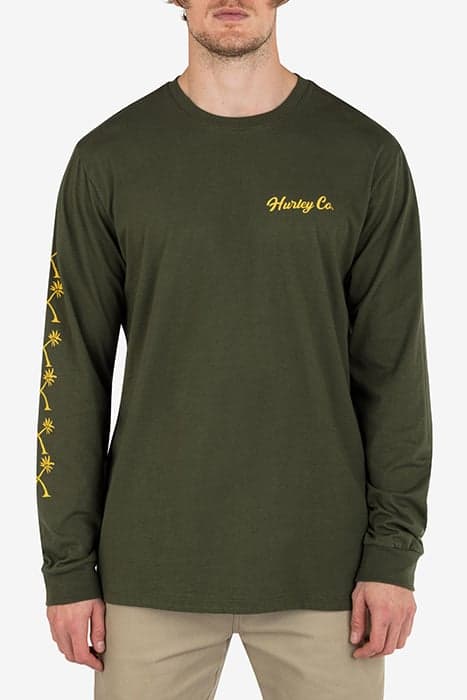 EVD TWIN PALMS LONG SLEEVE CHAR FERN by Hurley