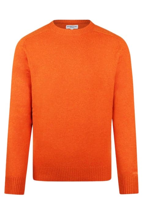 LAMBSWOOL CREW NECK SWEATER WINTER ORANGE by McGregor