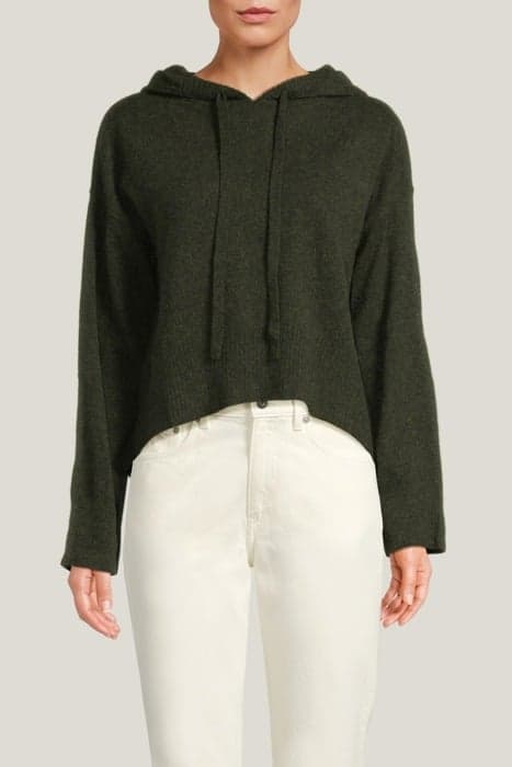 SWEATER HOODIE HEATHER OLIVE by Bella Dahl