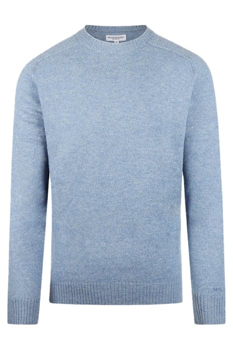 LAMBSWOOL CREW NECK SWEATER SKY BLUE by McGregor