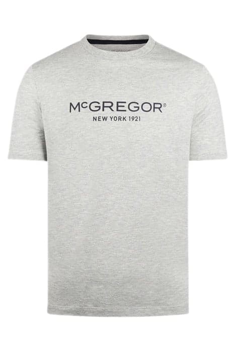 ESSENTIAL LOGO T-SHIRT MEDIUM GREY MELANGE by McGregor