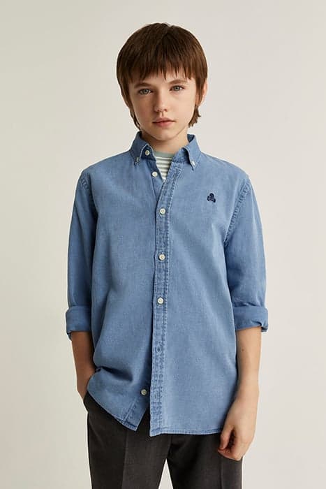 ALPHA BD SHIRT KIDS DENIM by Scalpers