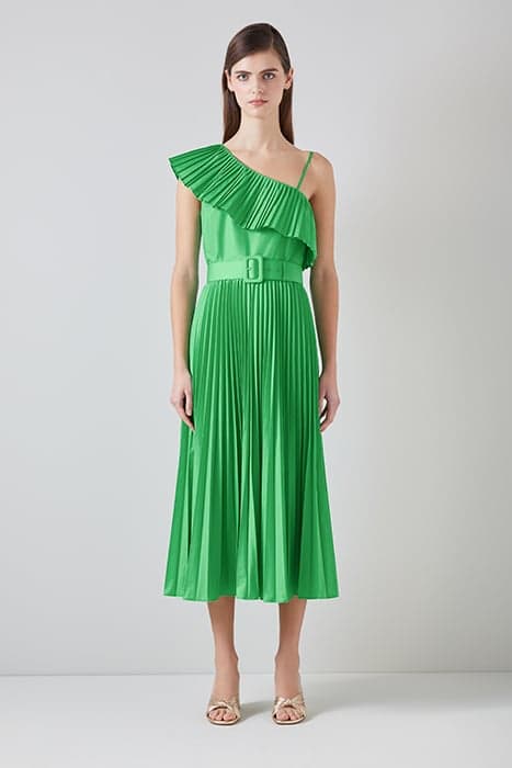 DR JOSEPHINE COTTON DRESS GREEN by LK Bennett