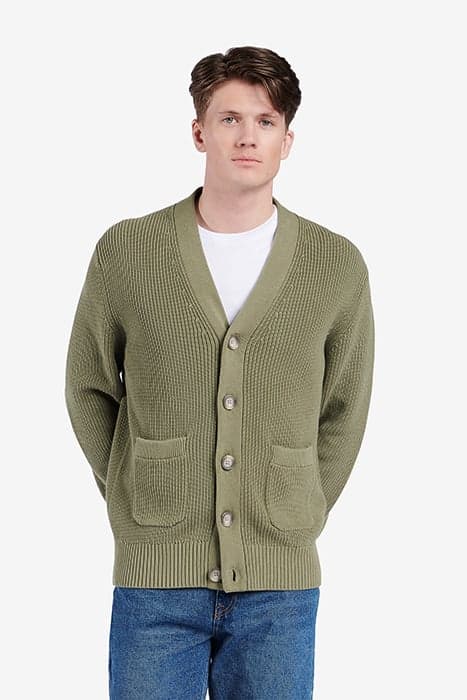 BOSTON HEAVYWEIGHT COTTON OLIVE by No Label