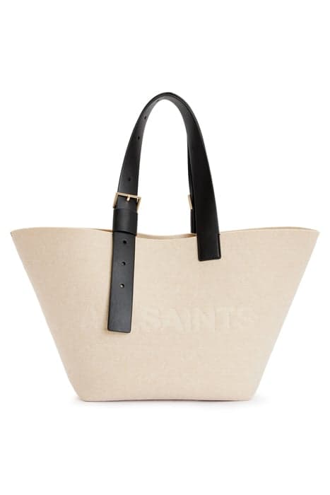 ANIK FELT E/W TOTE ECRU WHITE by AllSaints