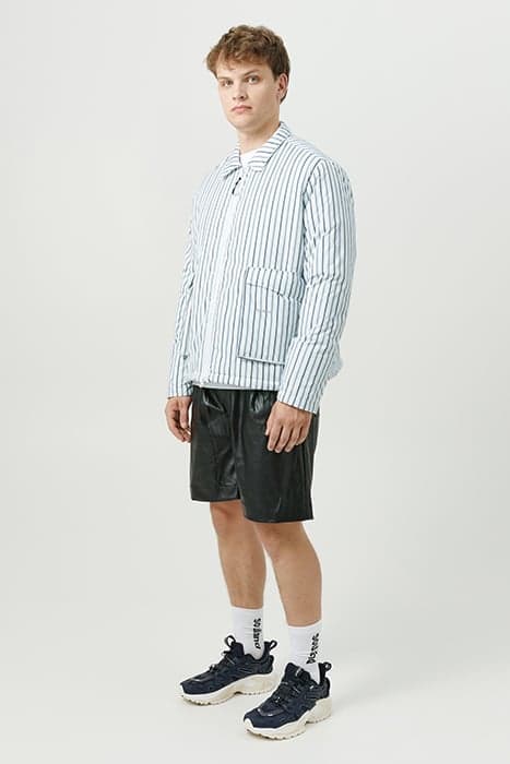 JAMIE JACKET WHITE/BLUE STRIPES by Soulland