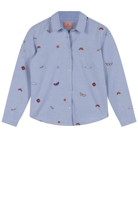 ALL OVER EMBROIDERED SHIRT COMBO F by Scotch & Soda