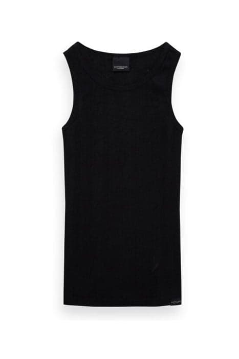 CLUB NOMADE SINGLET BLACK by Scotch & Soda