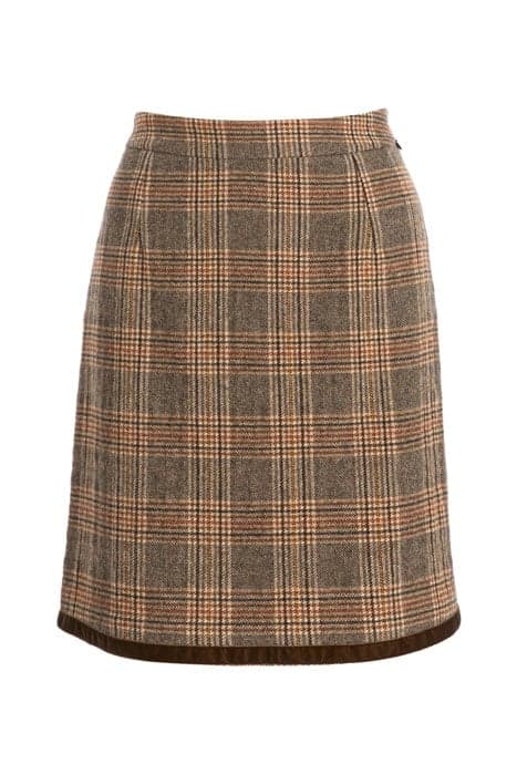 CLASSIC SKIRT W/ TAPE BROWN by River Woods