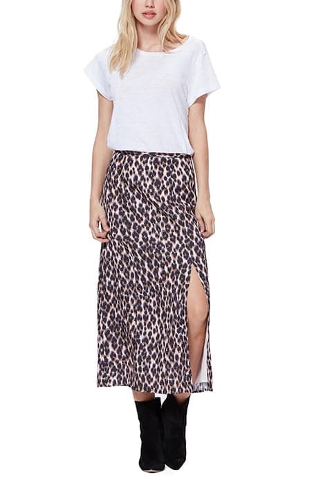 DELFINA SKIRT ZEPHYR/SHALE- PSYCH LEOPARD by PAIGE