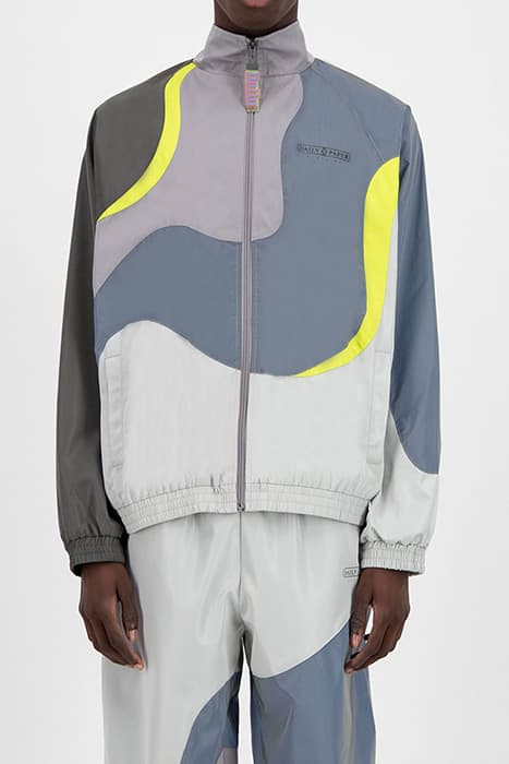 GREY REFLECTIVE GREEN HASAH JACKET by Daily Paper