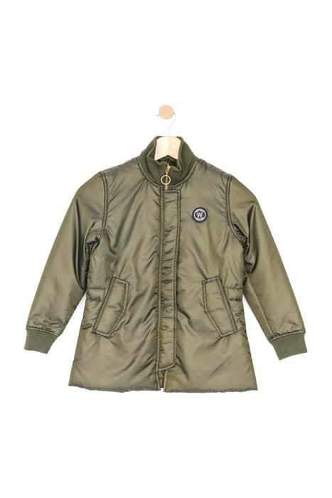 LONG BOMBER JKT GREEN by River Woods