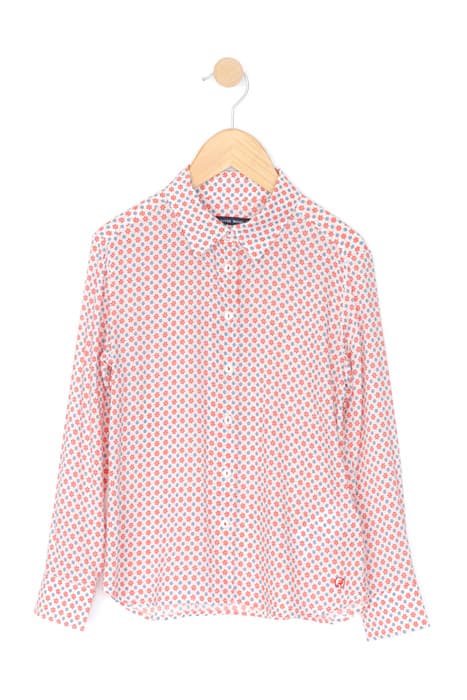 SHIRT LS FANCY COLLAR RED by River Woods