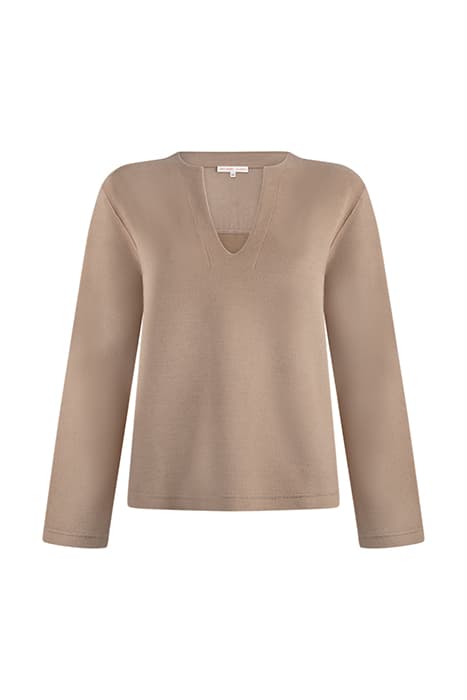 REVERSED SPLIT SWEATSHIRT ALMOND by Filippa K