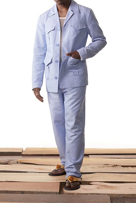 LIGHT BLUE KADIR BLAZER by Daily Paper