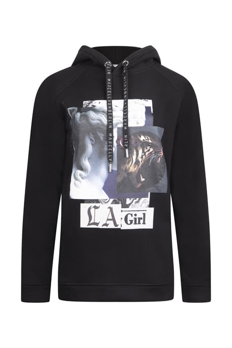 LA GIRL HOODIE 1 0 BLACK by Marcell von Berlin