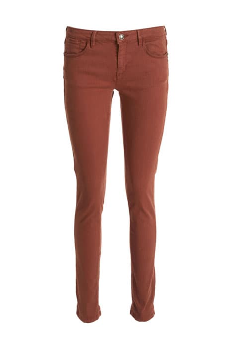 FITTED DENIM PANTS RED by River Woods