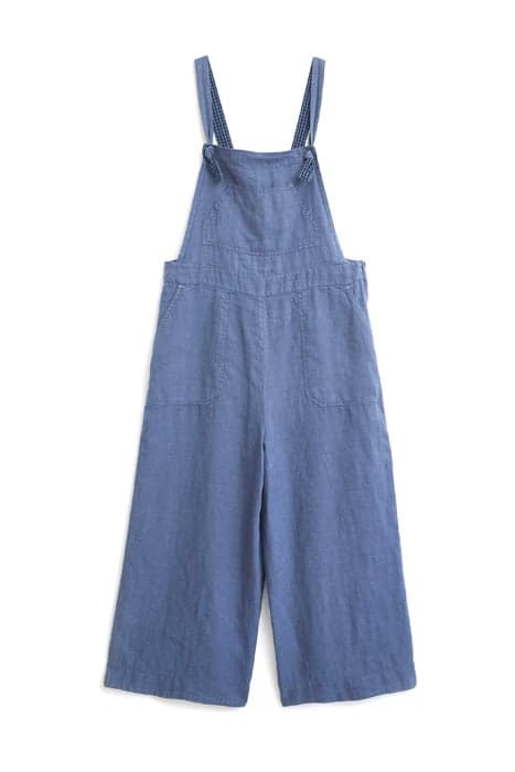 DEBBIE LINEN DUNGAREE MID BLUE by White Stuff