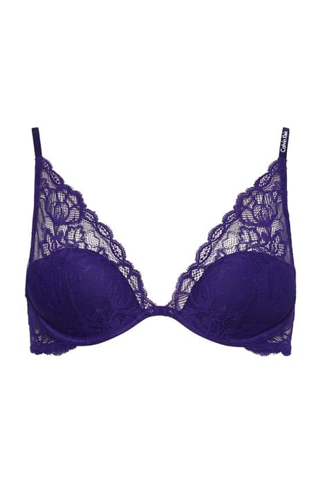 LIGHTLY LINED PLUNGE PURPLE FUSS by Calvin Klein