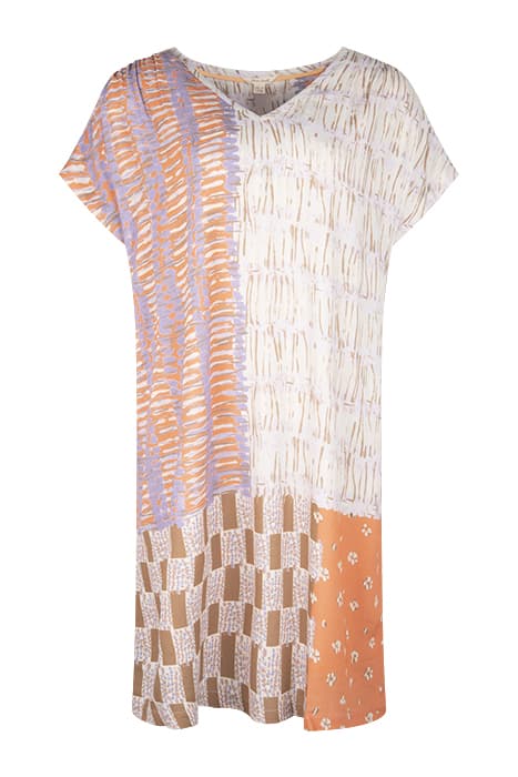 ISLA ECO VERO SHIFT DRESS CORAL MLT by White Stuff