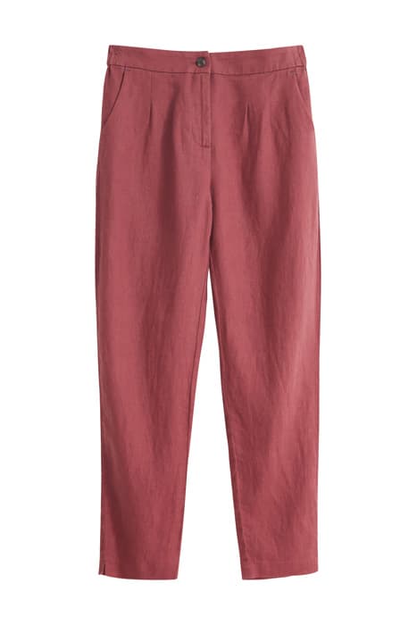 MADDIE LINEN TROUSER MID PLUM by White Stuff