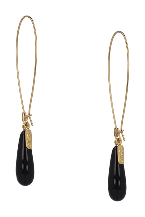 OTAZU CLASSIC JET BLACK PEARL EARRINGS BLACK by OTAZU