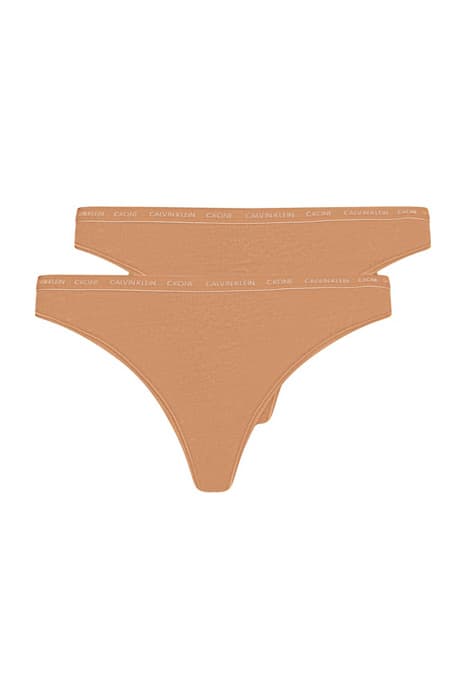 THONG 2PK SANDALWOOD/SANDALWOOD by Calvin Klein