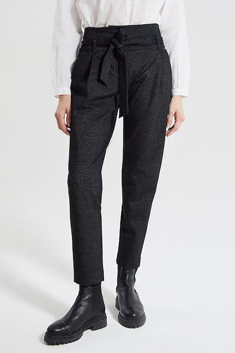 MILANO KNIT BELTED TROUSERS by IKKS