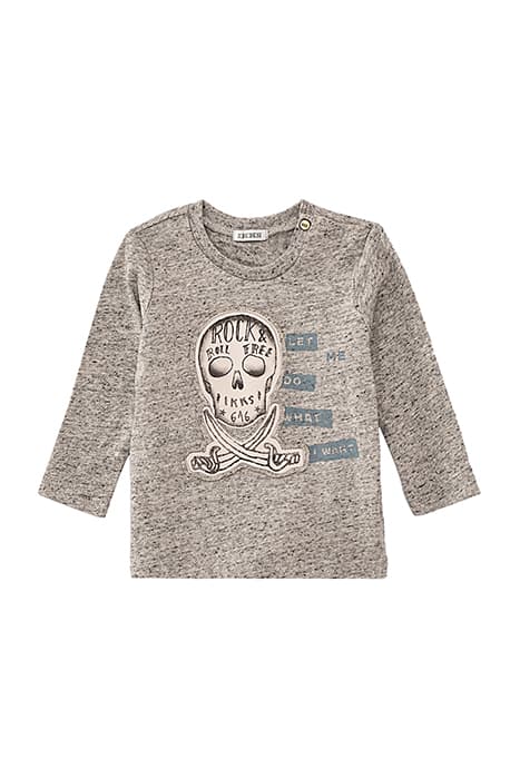 BABY BOYS’ LIGHT BLUE PIRATE-SKULL T-SHIRT by IKKS