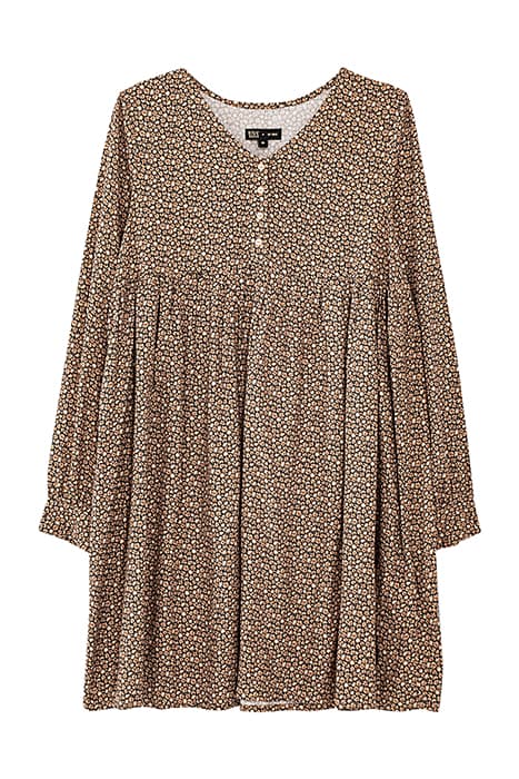 GIRLS’ CAMEL TINY FLOWER PRINT DRESS by IKKS