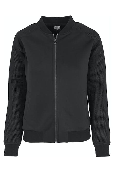 LADIES SCUBA RAGLAN MESH JACKET BLACK by Urban Classics