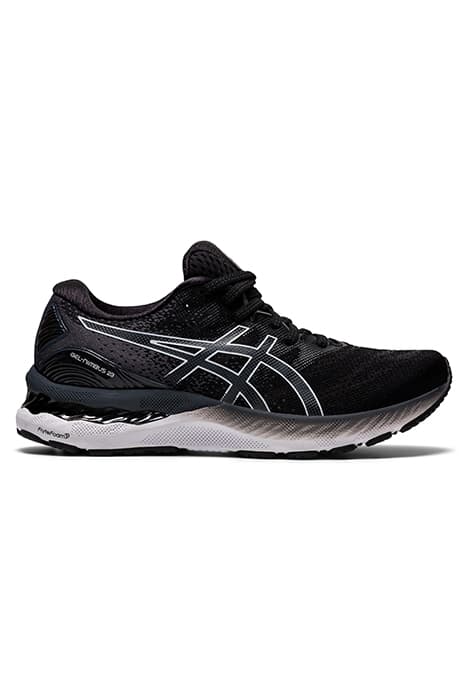 GEL-NIMBUS 23 BLACK/WHITE by ASICS