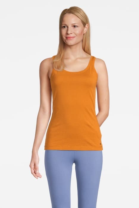 T-SHIRT JERSEY SLEEVELESS 81101360 HONEY GINGER by Sandwich