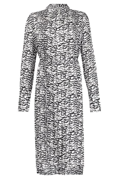 ANYA PLUME DRESS CHALK WHITE by AllSaints